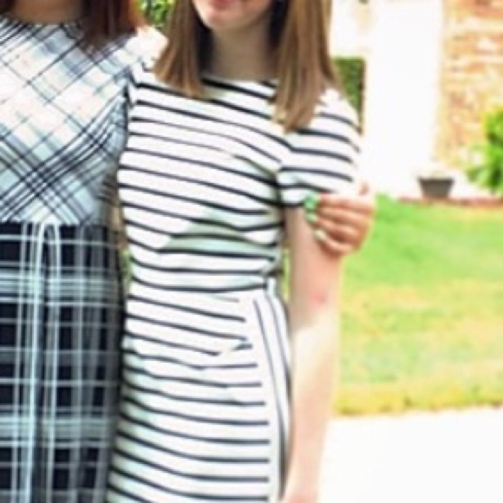 Topshop striped dress